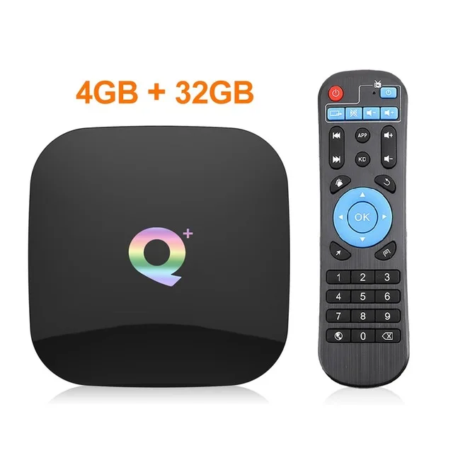 Allwinner H6 6K Smart TV Box Android 9.0 Q Plus 4GB RAM 64GB ROM Quad Core Playstore Youtube Wifi Set Top Box Media Player