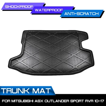 

Car Floor Mat Carpet For Mitsubishi ASX Outlander Sport RVR 2010-2017 Rear Trunk Anti-mud Cover