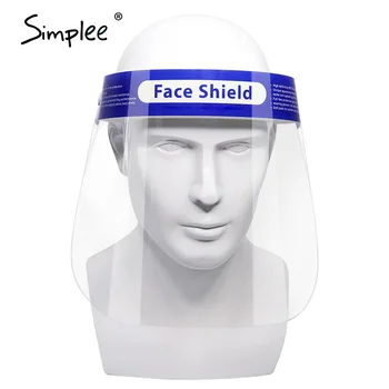 

10 PCS Full Protective Face Shield Unisex Anti-droplets Dust-proof Cover Cap Transparent Face Eyes Protector Safety Shield Hats