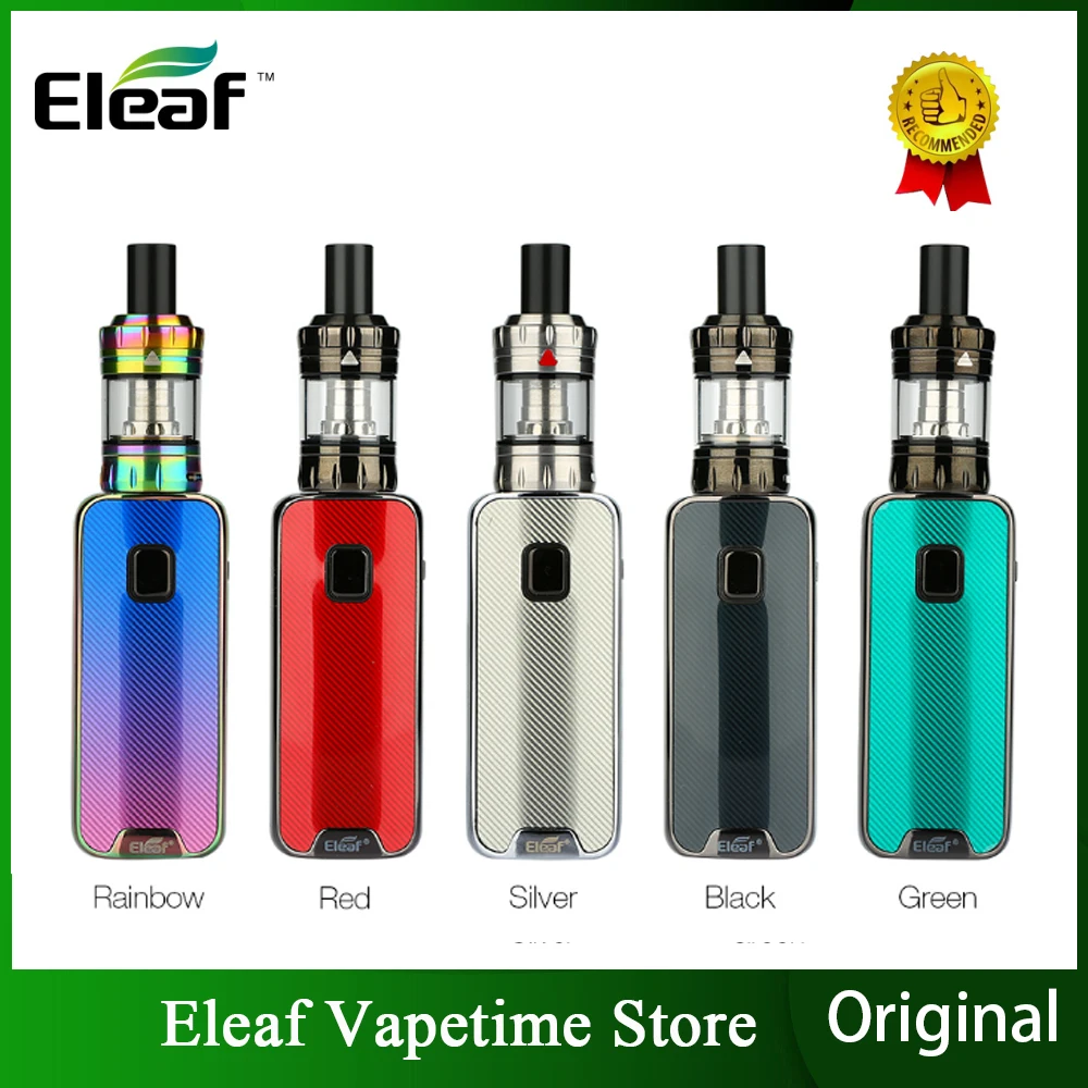 Оригинальный Eleaf iStick Amnis 2 Starter Kit с GTiO распылителя и 1100 мА/ч, Батарея & 4-уровневая Мощность регулировки Е-сигарета мод электронной сигареты Vapor