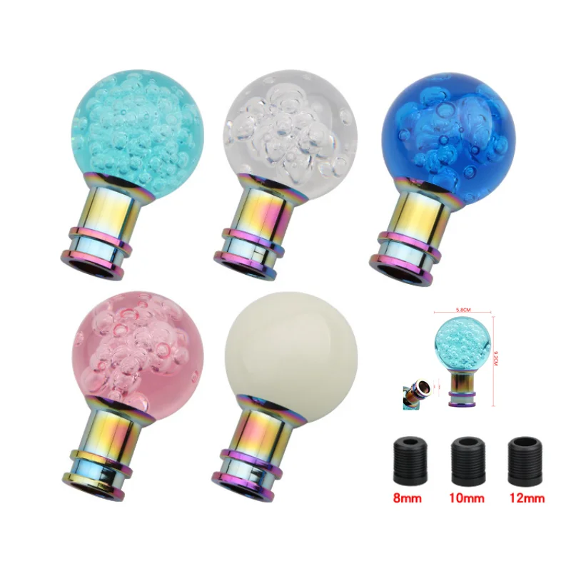 Crystal Bubble Car Manual Shift Knob Acrylic Personality Decorate Gear Shifter Head Stick | Автомобили и мотоциклы