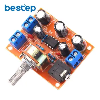 

TDA2822 TDA2822M 5W*2 Amplifier Board 1.8-12V 2.0 Channel Stereo Mini AUX Audio Amplifier Module AMP with 50K Ohm Potentiometer