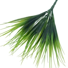 1 шт. зеленая трава пластиковые искусственные растения цветы бытовые Свадебные весна лето украшение для гостиной