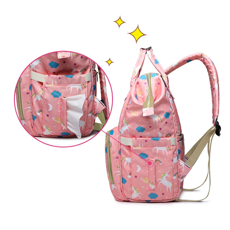 Модный подгузник для беременных Mommy, Большая вместительная сумка для малышей, рюкзак для путешествий, дизайнерская сумка для ухода за младенцем