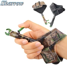 1pcs Archery Wrist Release Aids Trigger Caliper Straps Adjustable Compound Bow Shoot For Compound Bow Archery Accessories