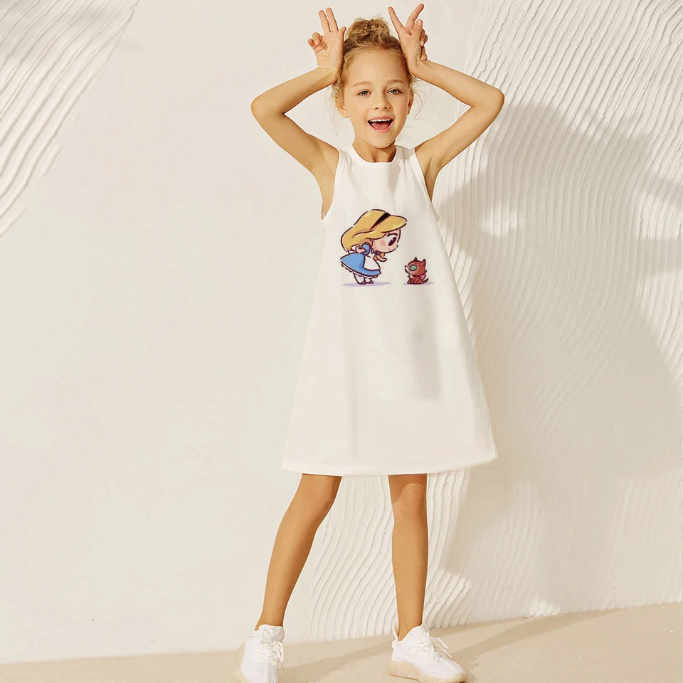 princess print dress