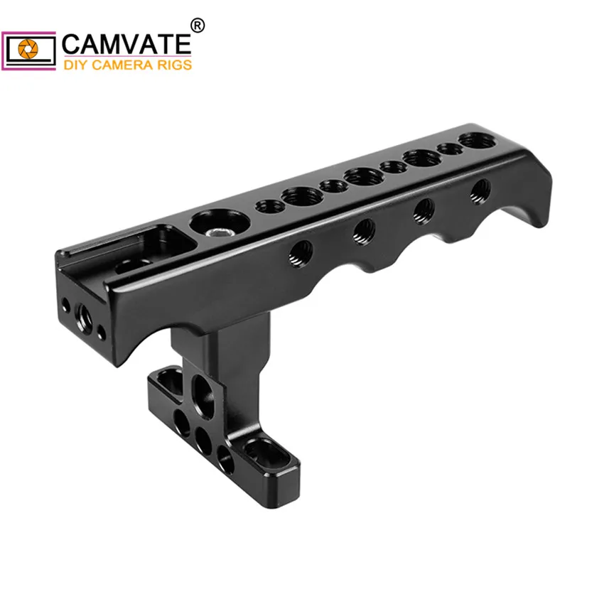 CAMVATE универсальный топ/сбоку сыр рукоятки с башмак и 1/4 &quot 20 &amp 3/8&quot 16 монтажных