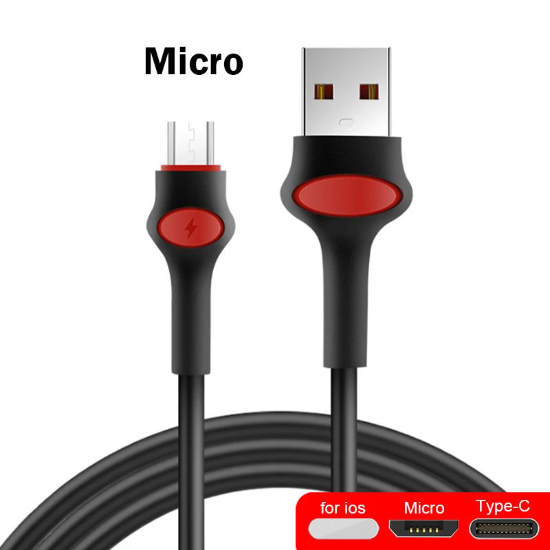 K4G5 usb кабели для зарядки ISO 1 м Быстрая зарядка USB зарядка для huawei/XIAOMI Micro USB кабель для мобильного телефона USB - Цвет: for Micro