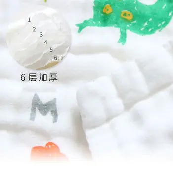 

Baby Square Saliva Towel Infants Cartoon Printing Wipe Washcloth Newborn Bath Wash Face Feeding Handkerchief