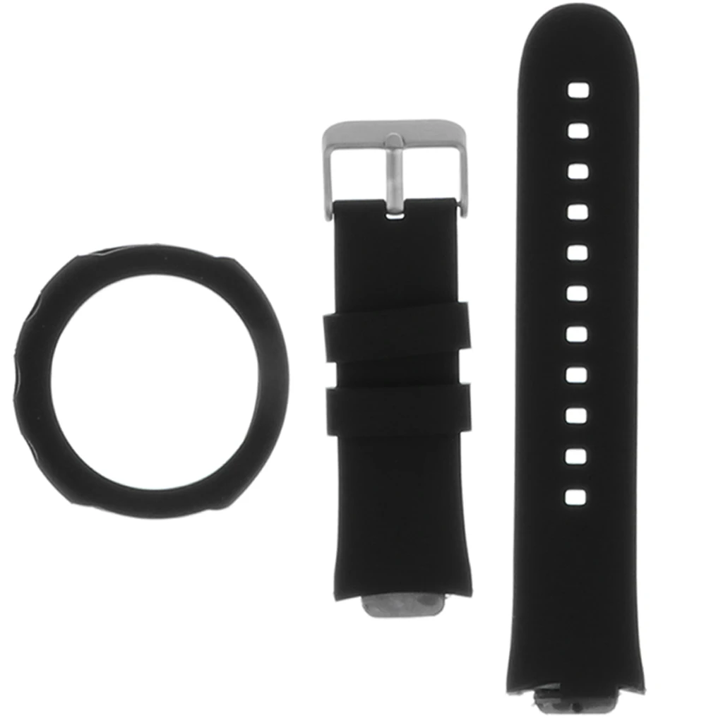 MagiDeal Silicone Watch Band+Protective Case for ASUS ZenWatch 3 Smartwatch