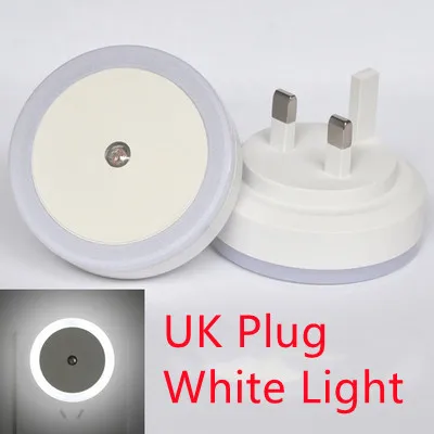 Night Light Sensor Control Night Lamp Energy Saving LED Sensor Lamp US/UK/EU Plug Nightlight for Children Kids Bedroom