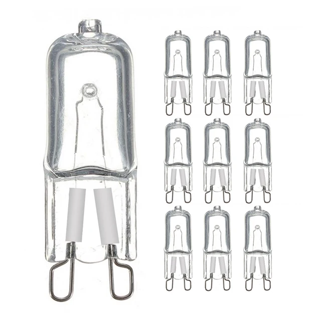 10 x G9 Halogen Bulbs