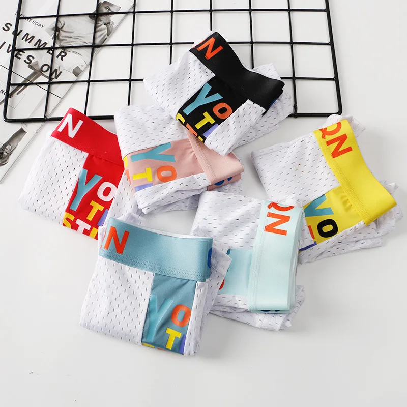 

3 шт./комплект, мужские хлопковые трусы-боксеры