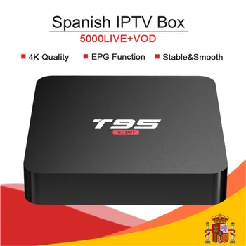 

T95 Super Android 10.0/4K Smart Tv box&KING OTT iptv Subscription Europe France Turkish Arabia Spain Portugal adult iptv