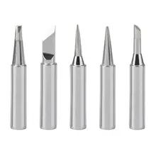 

5Pcs Soldering Iron Tips Internal Heated 936 Soldering Head Universal Welding Solder Rework Tools Accessories