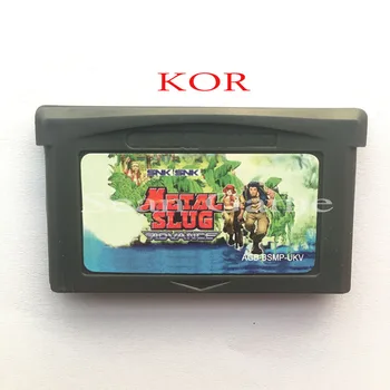 

32 Bit KOR Handheld Console Video Game Cartridge Card Metal Slug Version the First Collection
