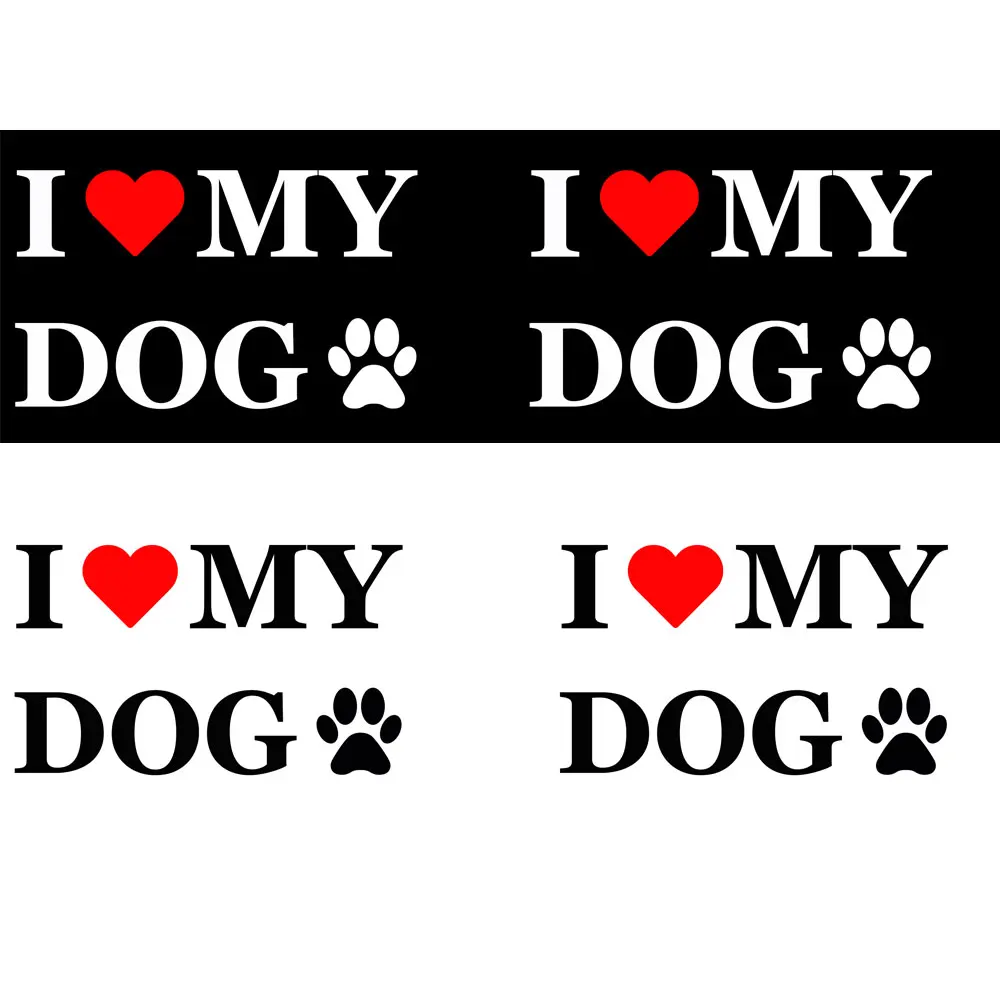 

Лента с принтом «I Love My Dog», 22 мм, 7/8 дюйма