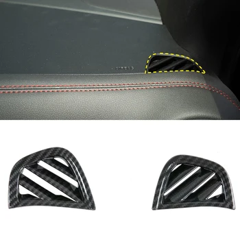 

Fit for Chevrolet Blazer 2019 2020 Car Accessories ABS Carbon Front Dashboard Upper AC Vent Cover Trim 2pcs Left Hand Only