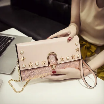 

2020 New Sling Chain Bag Korean Style Fashion Temperament Clutch Bag Women's Bag