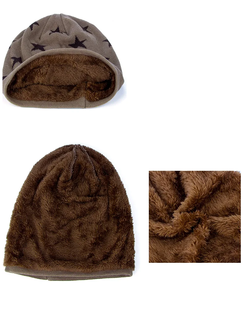 Корейские зимние шапки бини для мужчин Skullies Beanie Hat Зимняя шапка мужская и женская Балаклава Gorras Bonnet вязаная шапка пентаграмма