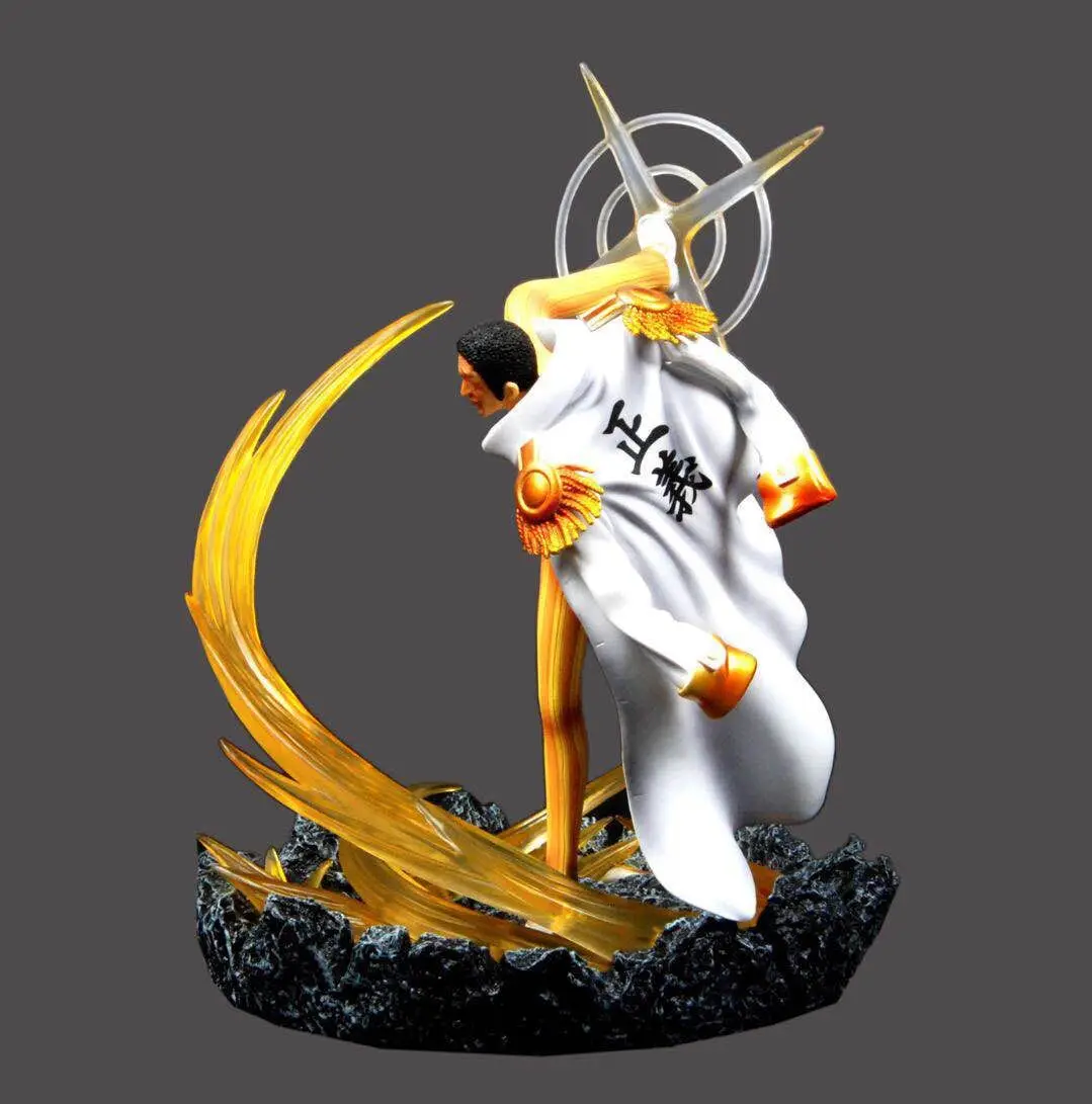 

One Piece Navy General GK Yellow Ape Ultra Large Scene Spin Kick Statue Garage Kit