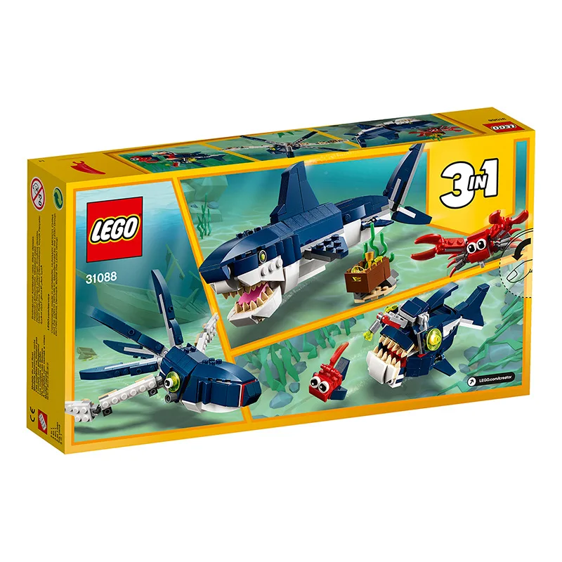 

31088 Creator/Creative Flexible 3-in-1 Series Deep-Sea Creatures