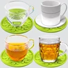 Silicone Coasters Colorful Heat Resistant Tea Cup Mat Non-slip Durable Drink Coffee Mug Glass Beverage Holder Pad 10 Colors ► Photo 3/6