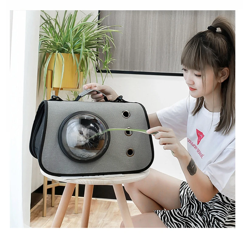 Travel Pet Bag Cat Carriers Bags Breathable Folding Small Dog Outdoor Suitcase For Cats Basket Carrying Accessories Goods | Дом и сад