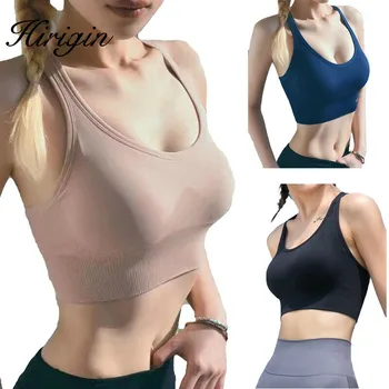 

Women Seamless Plus Size Sport Bra Wireless Gym Yoga Top Comfort Vest