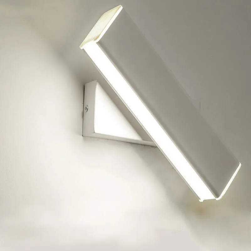 Современный настенный светильник светодиодный вращающийся квадратный Wandlamp для
