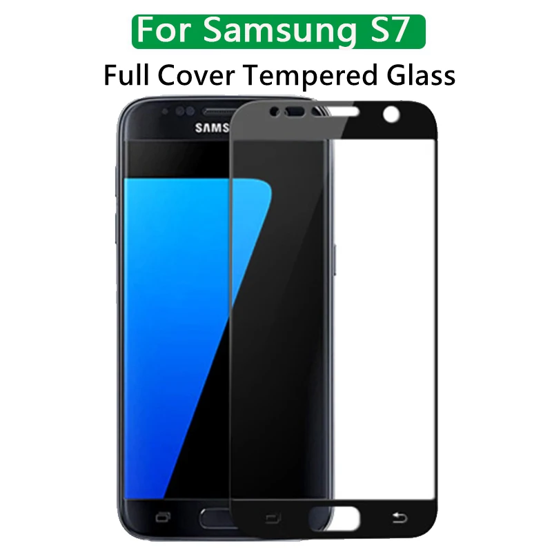Full Gule Screen Protector Tempered Glass For Samsung Galaxy S7
