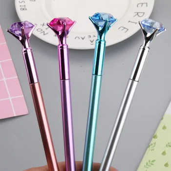 

Cute Gel Pens 0.5mm Creative Diamond Pens Kawaii Colored Plastic Neutral Pens For Kids Writing School Office Supplies Stationery