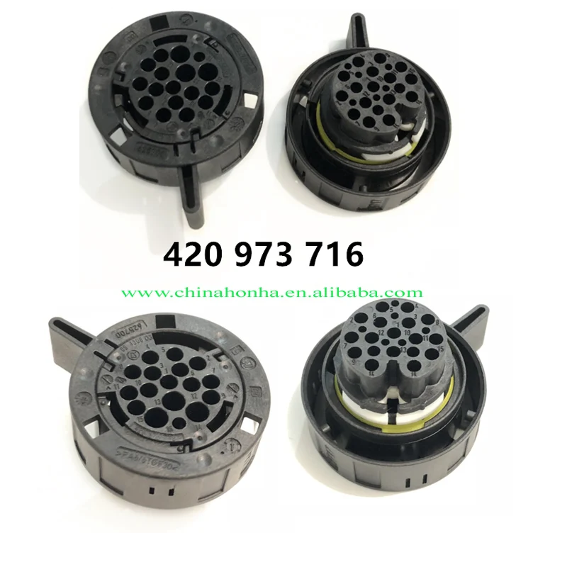 

16P car connector for Q5/A6L/7-speed dual-clutch gearbox body harness connector 16 pin 420 973 716