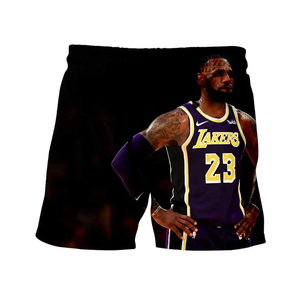 WSFK брендовые Новые товары трусы Пляжные штаны nba баскетбольные звезды спортивные штаны 3d принт шорты