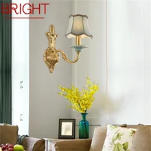 

BRIGHT Copper Wall Lamp Sconce Modern Luxury Design Ceramic Light Indoor For Home Bedroom Corridor