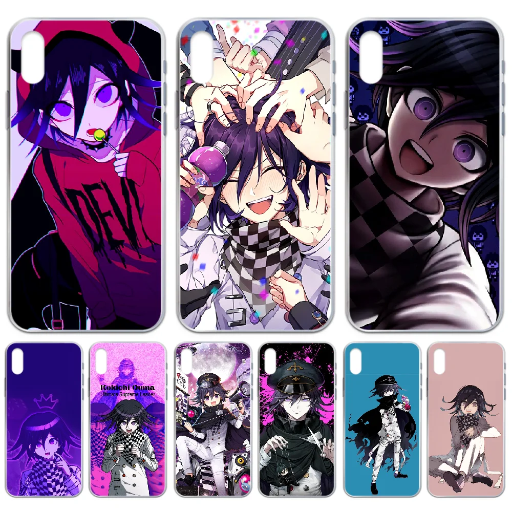 Прозрачный чехол для телефона Kokichi Ouma Danganronpa V3 iphone 4 4S 5 5C 5S 6 6S PLUS 7 8 X XR XS 11 PRO SE 2020 MAX |