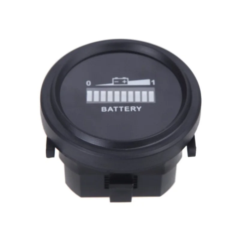 

Digital LED battery status charge indicator Battery indicator 12V / 24V / 36V / 48V / 72V (Black)