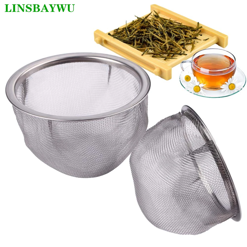 

2 pieces silver kitchen gadget stainless steel multi-function water filter mesh tea filter teapot filter