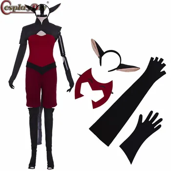 

Cosplaydiy She-Ra: Princess of Power Cosplay Catra Costume With Gloves Mask Adult women Men Kids Full Outfits Custom Made