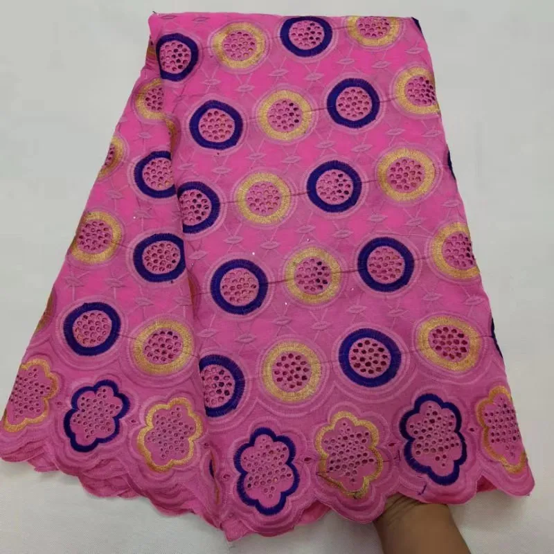 Модная женская сухая кружевная ткань из Дубая Высококачественная швейцарская вуаль кружева в швейцарском нигерийском стиле кружевная ткань dentelle Африканское кружево 5 ярдов