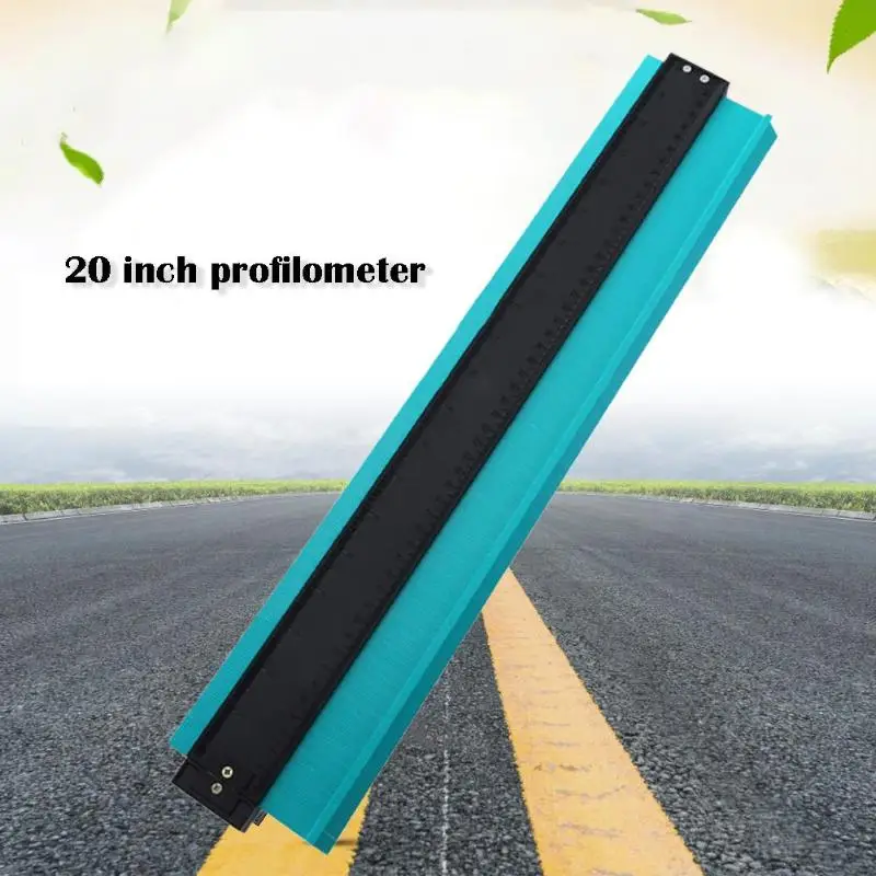 

20inch Multi-function Woodworking Measuring Mark Tool Contour Gauge Profile Gauge Ruler Using Metric and British Marking Ranges