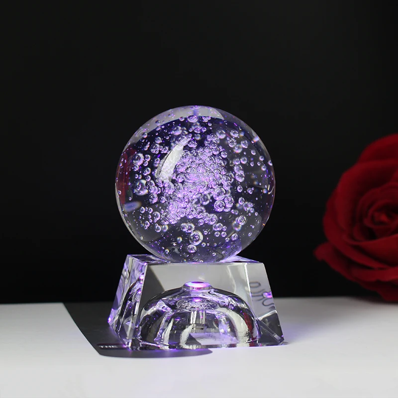 Details about   Transparent Crystal Ball Bubbles Feng Shui Magic Glass Ball Miniature Home Decor 