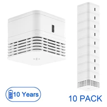 CPVan Беспроводной детектор дыма датчик Пожарной Сигнализации EN14604 CE сертифицированный 10 лет батареи пожарный детектор 85 дБ фотоэлектрический дым