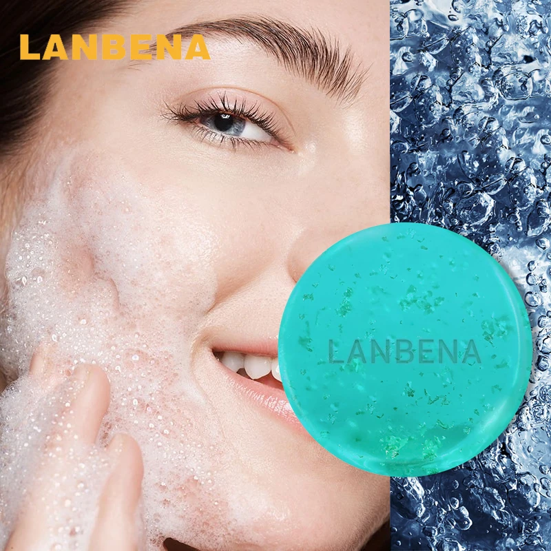 

LANBENA 24K Gold Hyaluronic Acid Handmade Soap Anti-Aging Winkles Moisturizing Face Cleaning Acne Repair Whitening Peeling Care