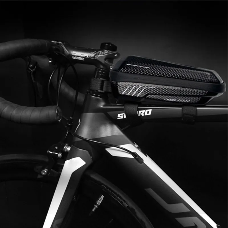 Передний Паньер Водонепроницаемый непромокаемый Жесткий Чехол MTB велосипед Топ труба сумка для велосипеда аксессуары