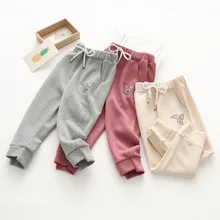 Футболка с длинным рукавом и мультяшными изображениями бурения мягкой свиной кожи для детей преддошкольного возраста одежда для малышей осень Для мужчин и Для женщин детей Повседневные спортивные штаны детская одежда 61