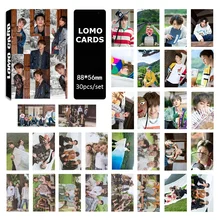 [MYKPOP] KPOP LOMO Cards 30 шт Подарочная коробка набор: летний фотоальбом, KPOP Bangtan V JK Fans коллекция SA19110805