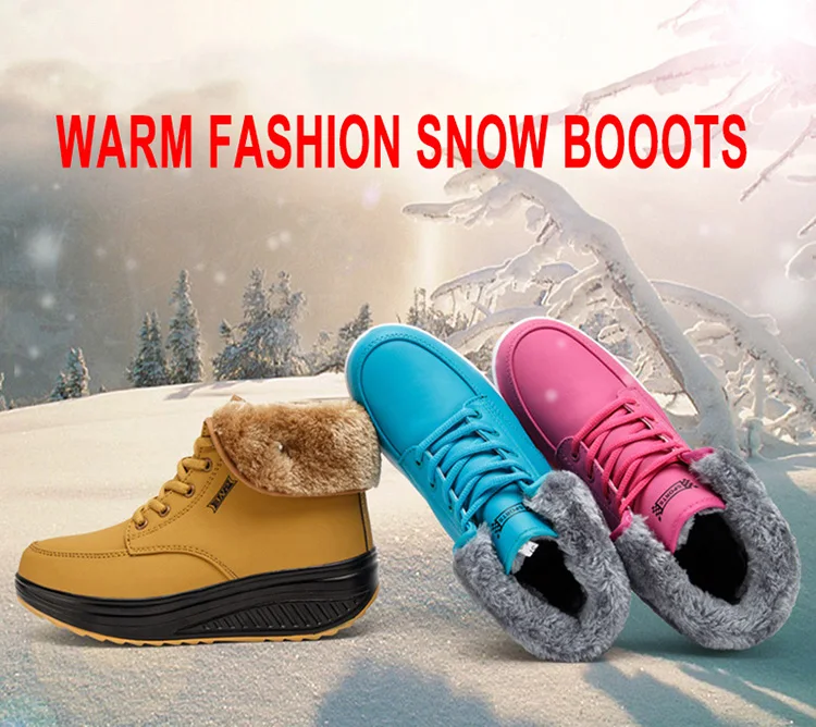 Теплые женские ботинки; женская зимняя обувь; женские ботильоны на шнуровке; женские зимние ботинки на плоской подошве; женские ботинки