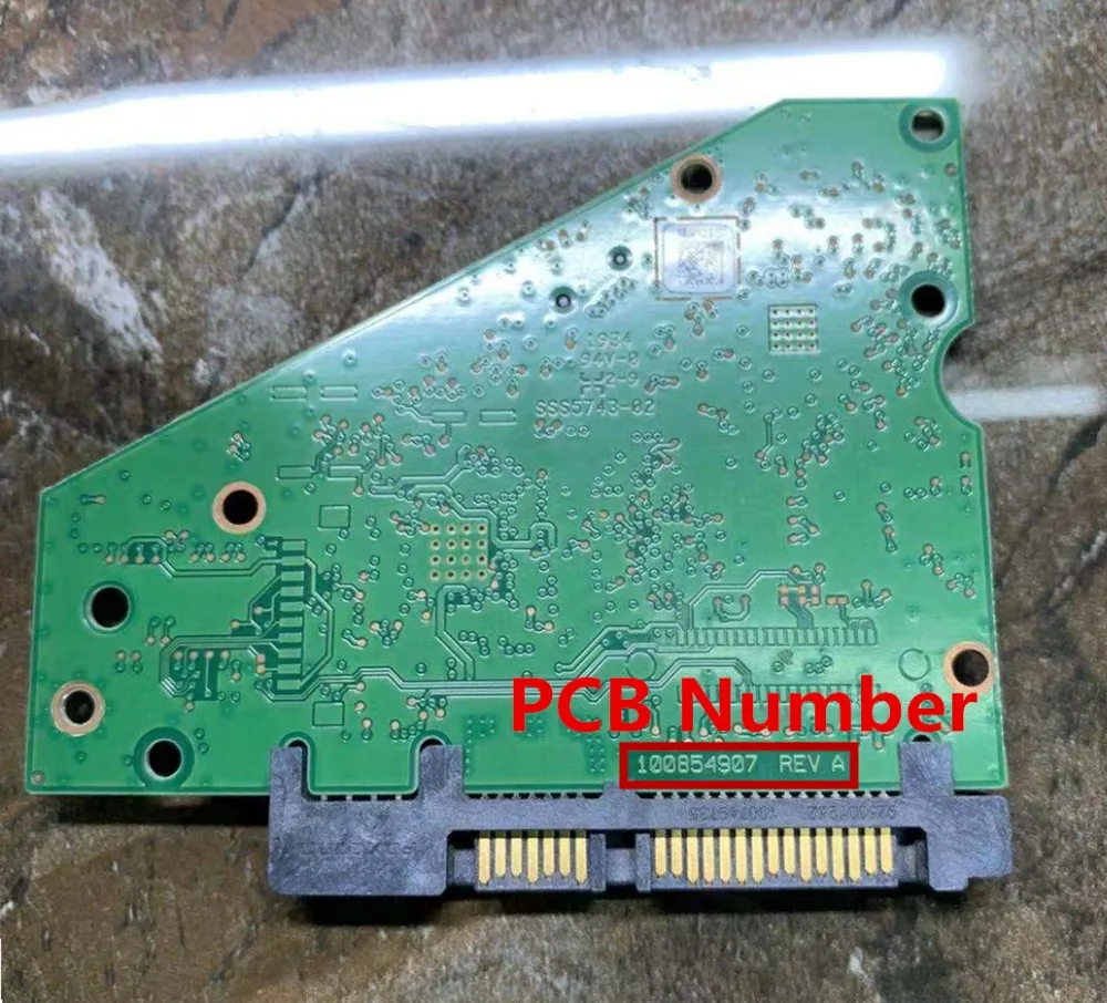Seagate Desktop Hard Disk PCB Board Number 100854907 REV A Description Image.This Product Can Be Found With The Tag Names Computer Office, Hard disk pcb, Industrial Computer Accessories, Servers Industrial Computer