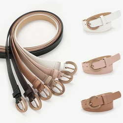 Shirt Belt Alloy Pin Buckle Belt All-match Decorative Belt Leather Belt Simplicity Clothing Accessories